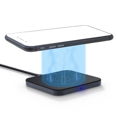 2019 Arrival Custom LOGO Brand Gift Ultra-Slim Wireless Charging Pad with USB Cable for iPhone Samsung Qi-Enabled Devices