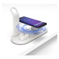 3 in 1 smart portable Qi phone holder watch fast wireless charging station pad dock 10w wireless charger stand